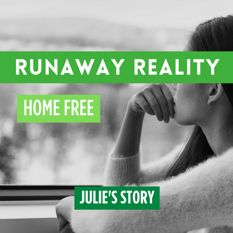 Runaway reality julie blog cover