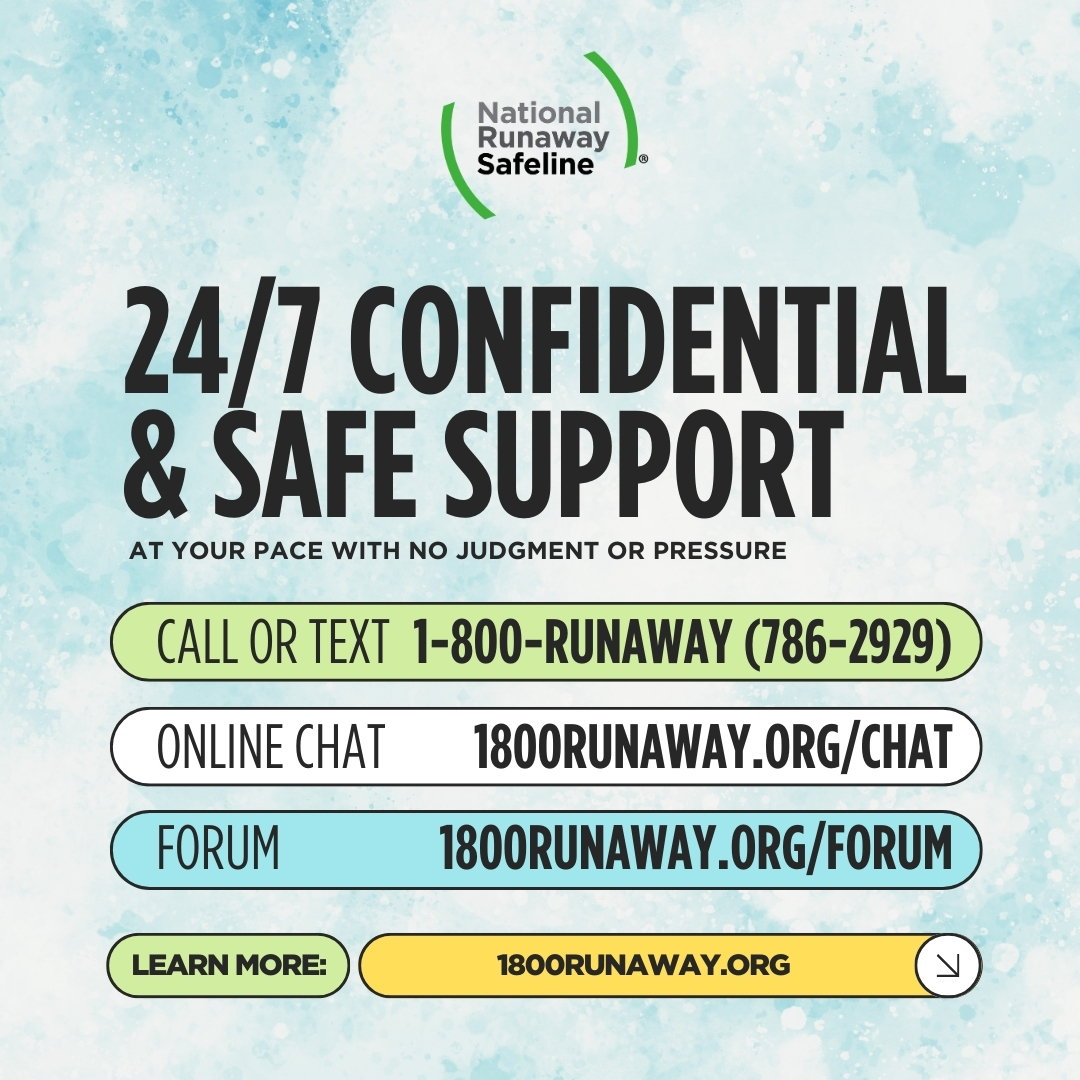 Educational And Outreach Materials - National Runaway Safeline